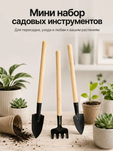 1-2.sale Набор инструментов для комнатных растений и рассады