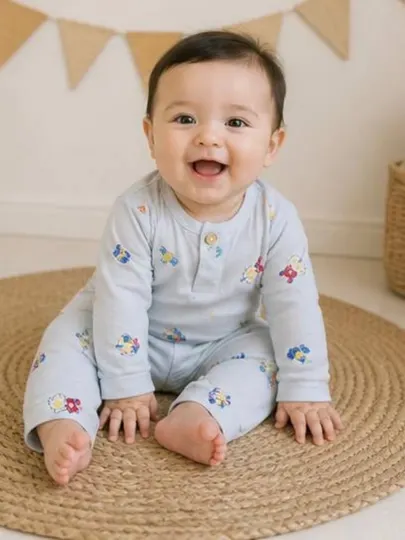 Пижама для детей, для мальчиков и девочек 1-4 лет, летний домашний комплект, 100% хлопок