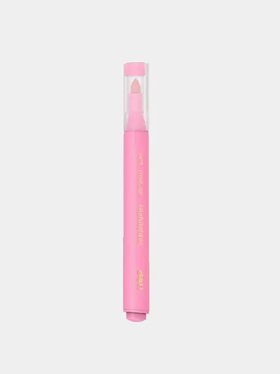 Маркер текстовый Deli EU12S-PK, Pink, 1-4 мм