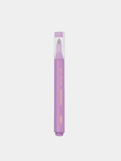 Маркер текстовый Purple 1-4mm, Deli EU12S-PR