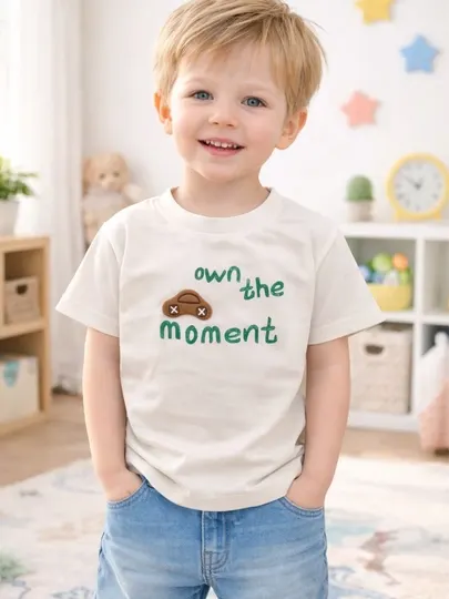 Футболка для мальчиков 1-5 лет, 4 цвета, детская одежда, удобная и стильная