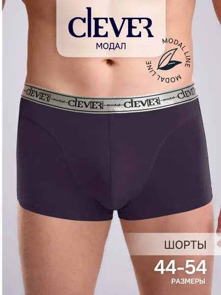 CLEVER WEAR Трусы боксеры короткие летние модал