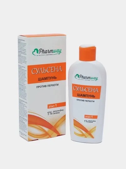 Шампунь Pharmway Сульсена против перхоти 1%, 150мл, Витэкс