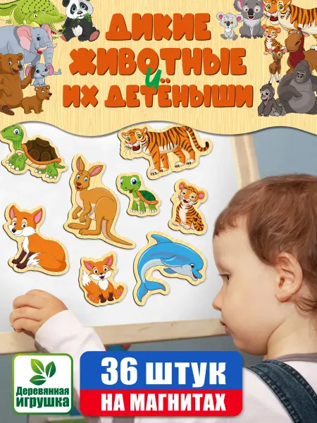 АНДАНТЕ Магниты на холодильник для детей 1+ 2 3+