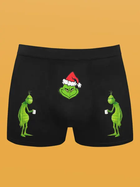 HollyBless Трусы новогодние Гринч Grinch