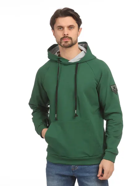 STREET INDUSTRIES Худи с капюшоном оверсайз без начеса