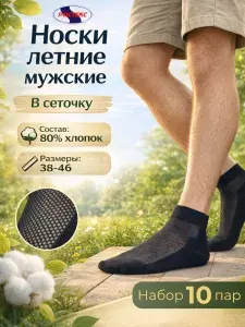 Носки РОСТЕКС мужские, 10 пар