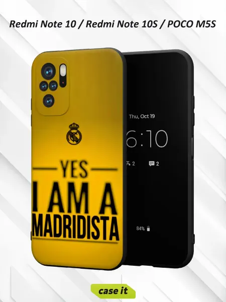 Case it Чехол на Redmi Note 10 Note 10S Poco M5S Madridista