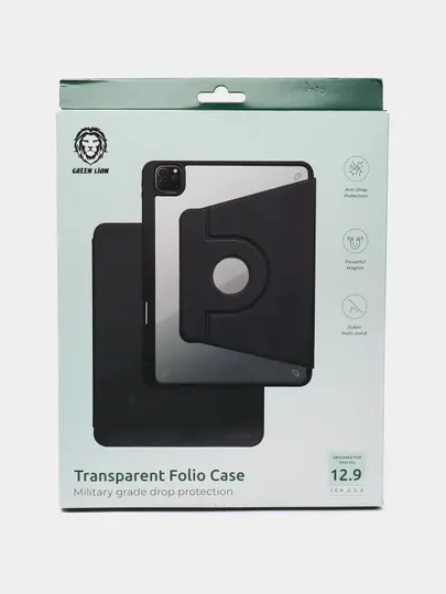 Чехол Green Lion Transparent Folio для iPad Pro 11/ Pro 12.9/ iPad 10 10.9