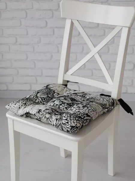 Listelle collection Подушка на стул 40х40 см с завязками