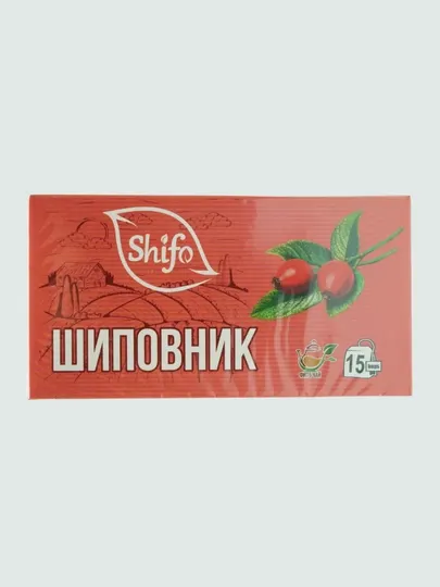 Фиточай Shifo Шиповник №15 — Витаминный заряд и поддержка иммунитета (45 г)