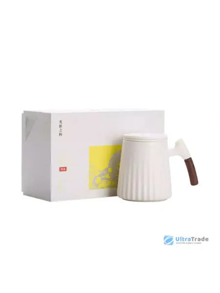 Zesee Фарфоровая чашка для чая Xiaomi Selected White