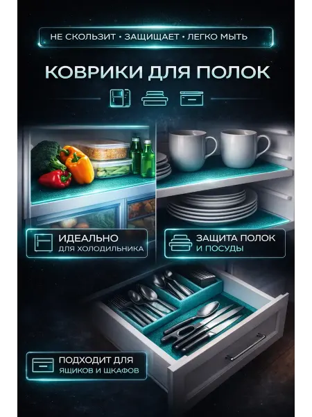С2о3 Коврики для кухни, в холодильник
