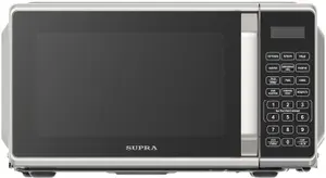 Микроволновая печь Supra, 20 л, 700 Вт, 10 уровней мощности, автоматическая разморозка, автоматический разогрев, приготовление, гриль, цвет серебристый (20SSG27)