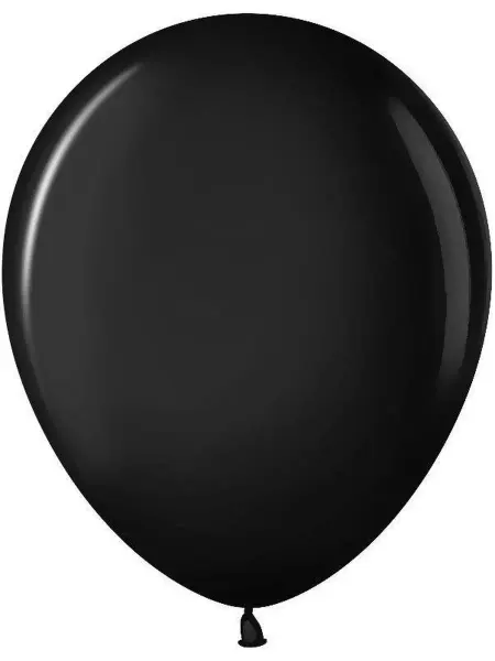 Дон Баллон Шар (10'' 25 см) Черный (299), пастель, 100 шт
