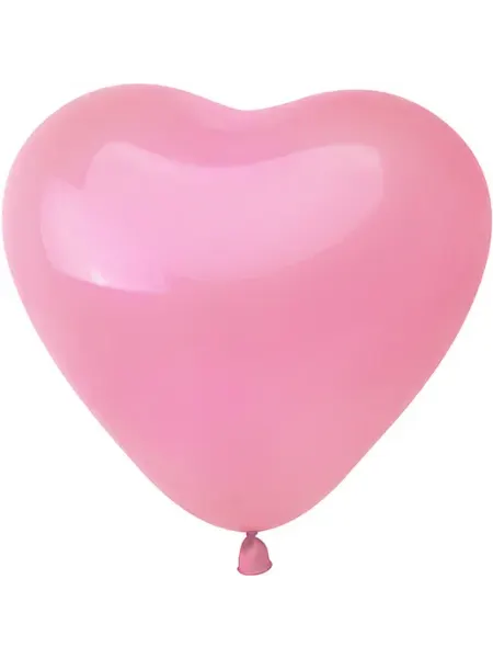 Wild Bubble Сердце 10'' 25 см Белый, пастель, 100 шт