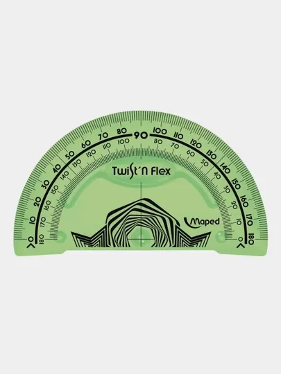 Линейка Maped 10 см, Protractor Twist' n Flex, 279810