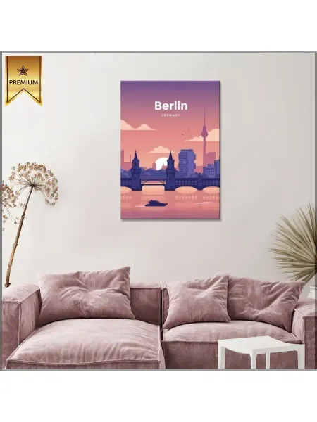 Classic Art Картина на холсте Берлин Германия арт 20х30