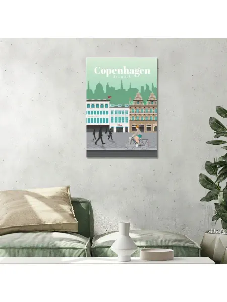 Classic Art Картина на холсте Дания Копенгаген арт 20х30