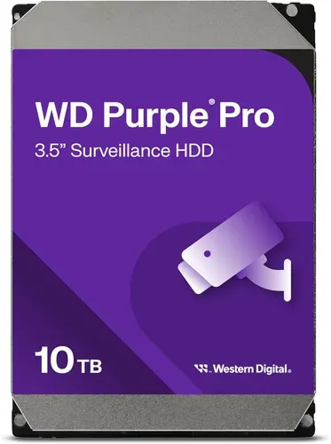 Western Digital 10 ТБ Внутренний жесткий диск WD102PURP, 3.5", 7200 об/мин, SATA III 6 Гбит/с (WD102PURP)