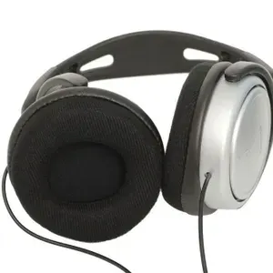 Наушники проводные SHP2500/10 игровые, для компьютера, большие накладные, с длинным проводом 6 метров для телевизора, серебристый, 3.5 / 6.3 мм