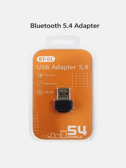 Bluetooth адаптер USB BT 5.3 беспроводной для пк и ноутбук радиус сигнала, 10 м