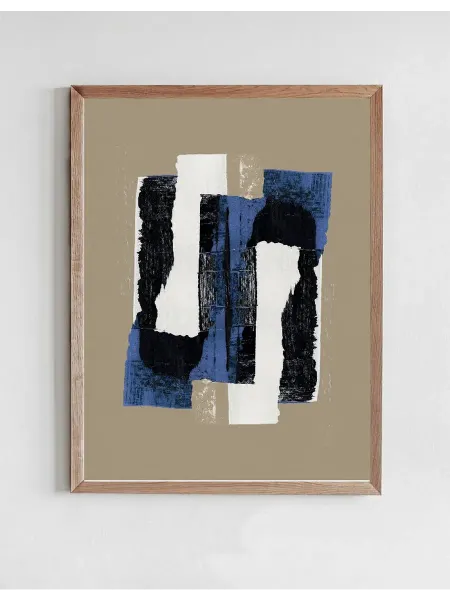 Onllyart Постер Абстрактные мазки кистью 71X 50x70