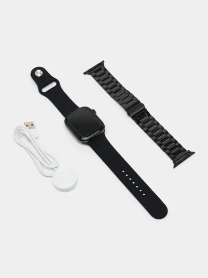 Умные часы Appl Watch Series 10, 46 мм, Jet Black Aluminum Case, Sport Band