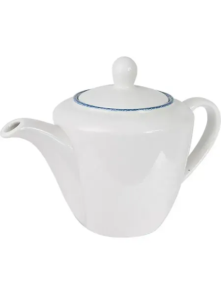 Нет бренда Чайник заварочный Steelite Blue Dapple, фарфоровый, 850 мл