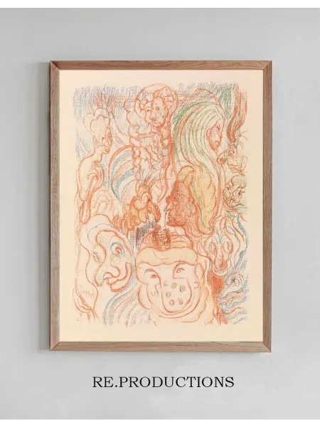 Re.productions Постер Frontispiece - James Ensor