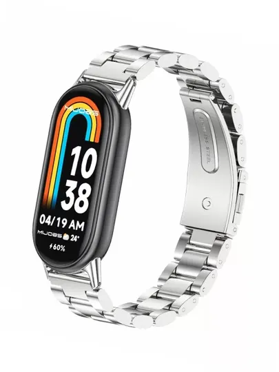 Металлический ремешок для Xiaomi Mi Band 8, 9 и 10