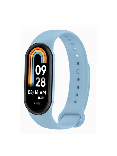 Силиконовый ремешок для моделей Xiaomi Mi Band 8, 9, 10