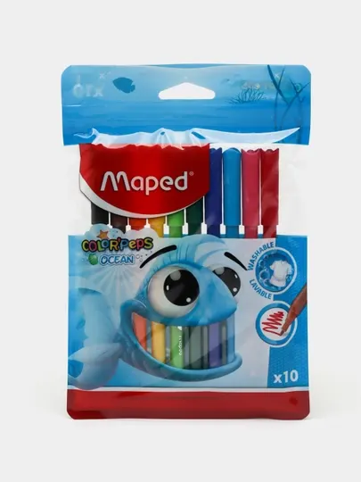 Фломастер "Maped"(10цв, Ocean) 845724