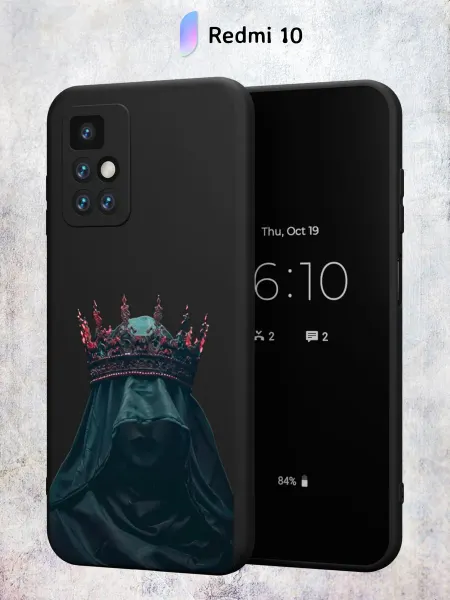 Secret.Case.Store Чехол на Redmi 10 с принтом Девушка