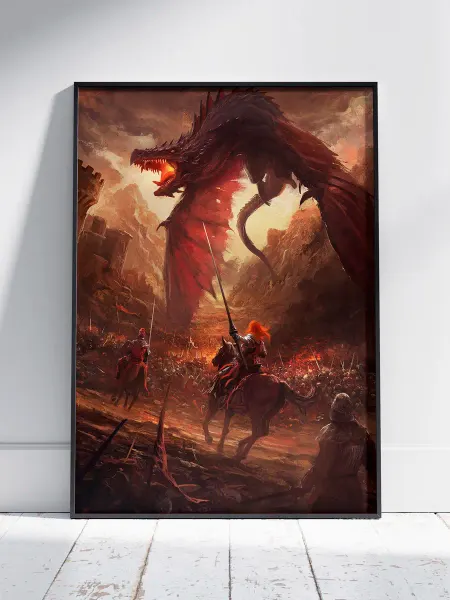 HEAVEN POSTER Плакат Божества и Мифология (Иисус Христос 5) A3 42x30 см