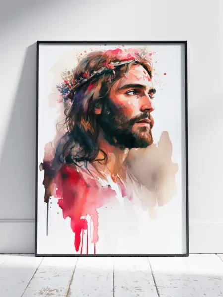 HEAVEN POSTER Плакат Божества и Мифология (Иисус Христос 7) A3 42x30 см
