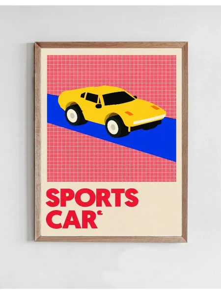 Onllyart Постер Спортивный автомобиль 50x70