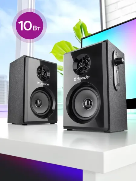 DEFENDER Колонки для компьютера 10 Вт питание USB