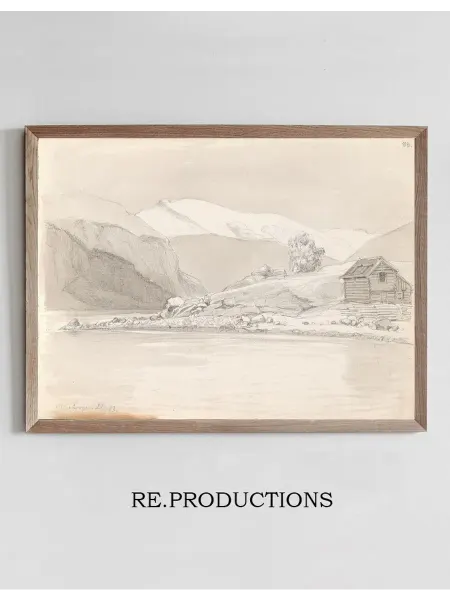 Re.productions Постер Ytre Kroken i Sogn - Adolph Tidemand