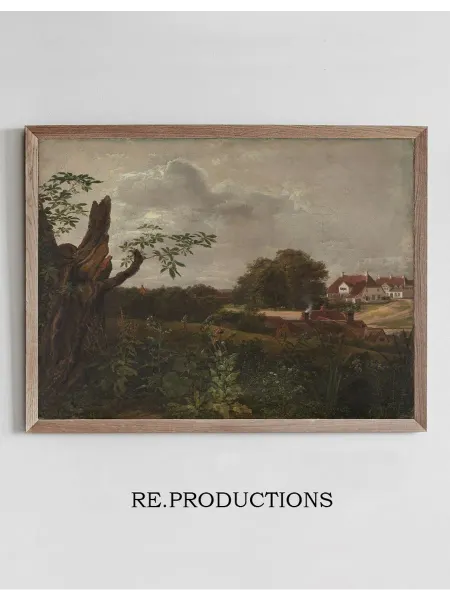 Re.productions Постер The big Inn at Fredensborg - Johan Christian Dahl
