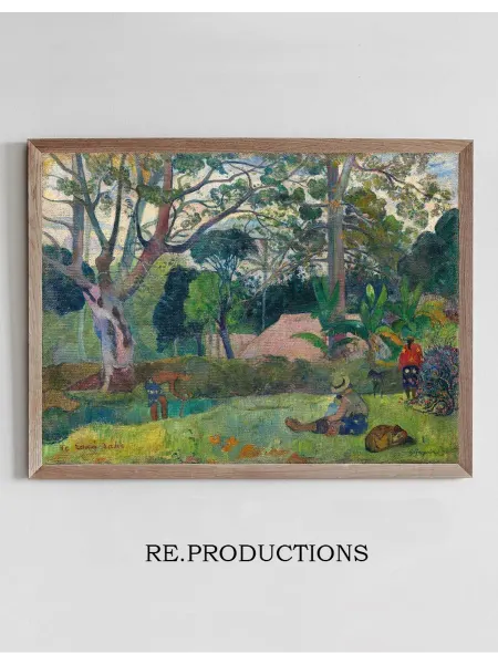 Re.productions Постер Te raau rahi (The Big Tree) - Paul Gauguin