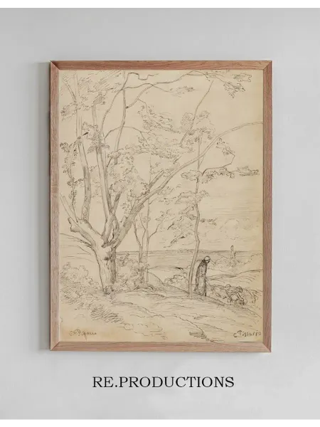 Re.productions Постер Paysage - Camille Pissarro