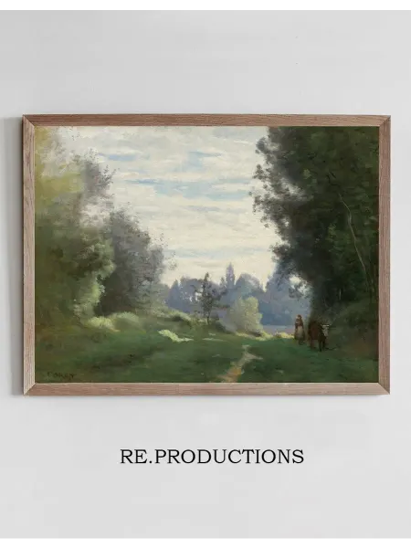 Re.productions Постер Rayons Du Matin (La - Jean-Baptiste-Camille Corot