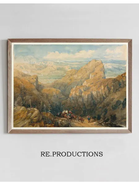 Re.productions Постер Descent into the Plain of Granada - David Roberts