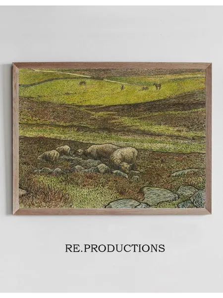 Re.productions Постер Sheep in a Dell - Nils Kreuger