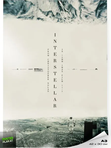 Постер Плакат Постер к фильму Интерстеллар Interstellar Кристофер Ноллан
