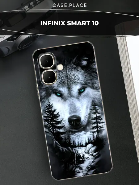Infinix Чехол на Smart 10 волк