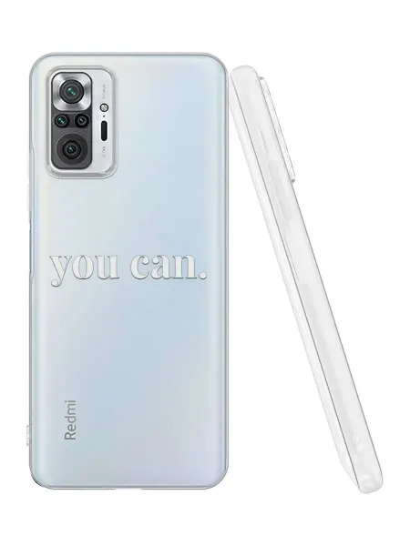 QuestCase Чехол на Redmi Note 10 Pro с принтом Мотивация