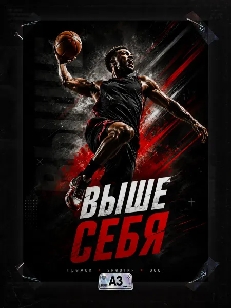 Постер Мотивация спорт