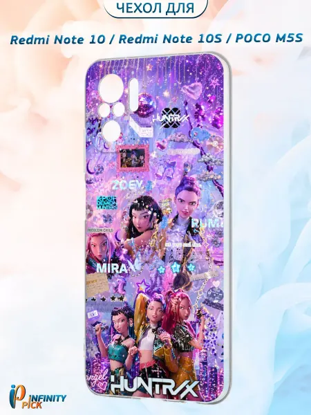 Infinity pick Чехол на REDMI Note 10_Note 10S_POCO M5S с принтом Huntrix